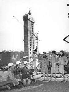 During construction.